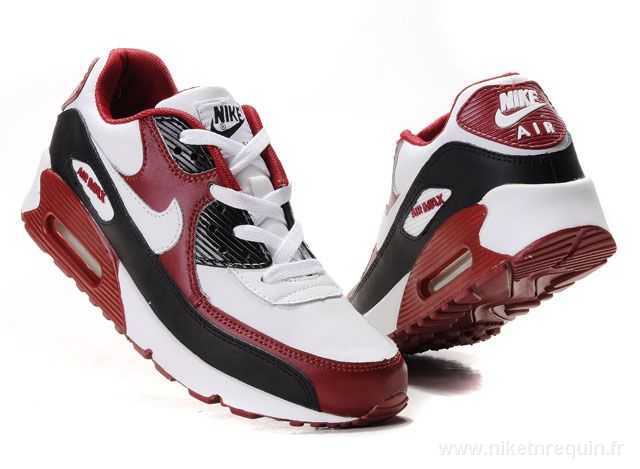 Air Max 90 Current blanc rouge et noir nike sneaker (2)